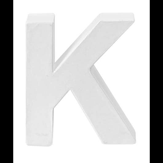Cardboard letters K 10x3,5cm